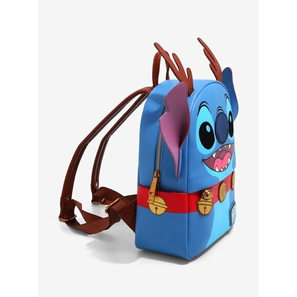Loungefly Disney Lilo & Stitch Reindeer Stitch Mini Backpack